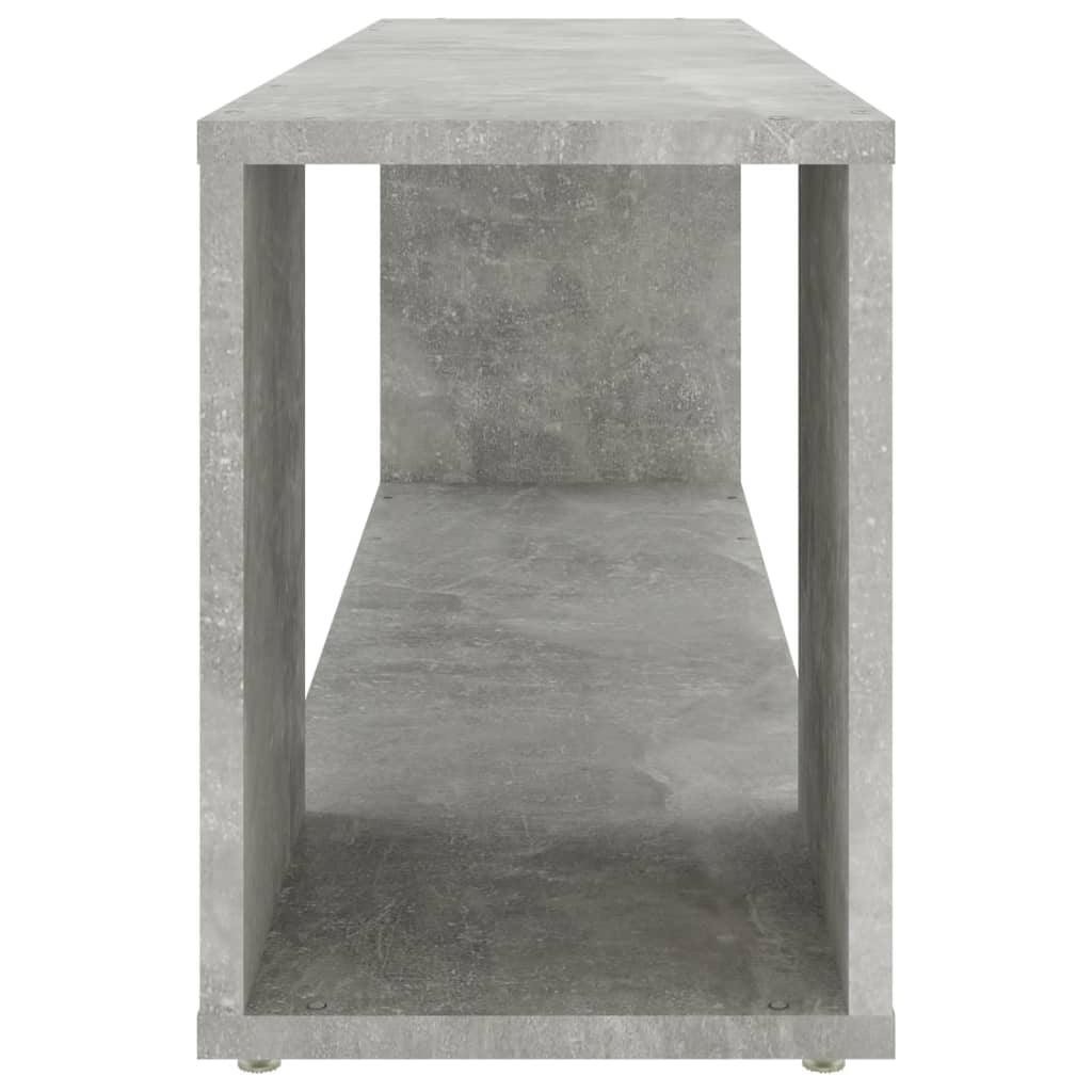 vidaXL TV-Schrank Betongrau 100x24x32 cm Holzwerkstoff