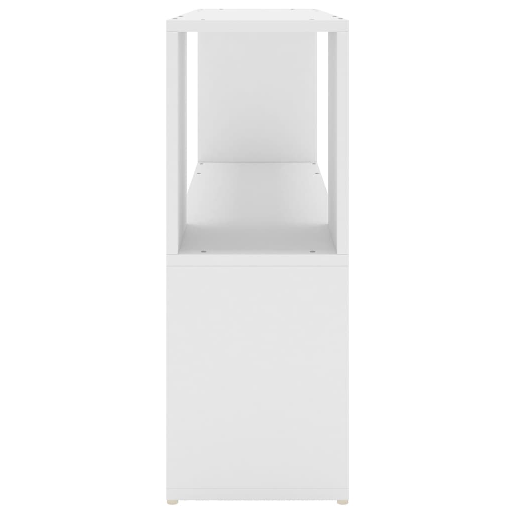 vidaXL Bücherregal Weiß 100x24x63 cm Holzwerkstoff