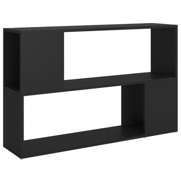 vidaXL Bücherregal Schwarz 100x24x63 cm Holzwerkstoff