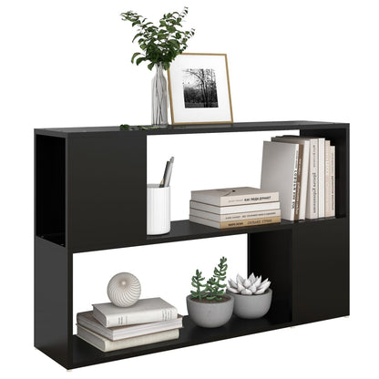 vidaXL Bücherregal Schwarz 100x24x63 cm Holzwerkstoff