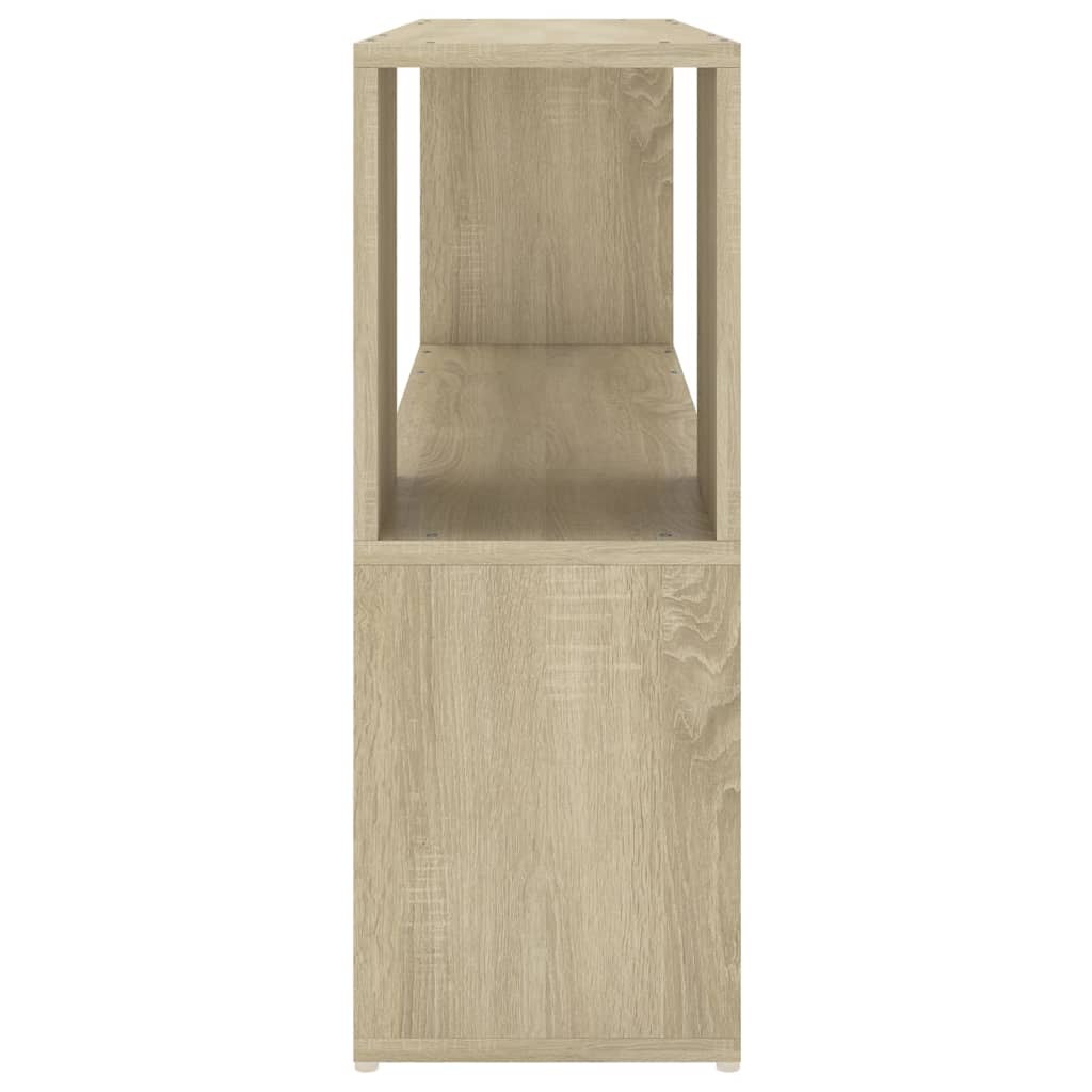 vidaXL Bücherregal Sonoma-Eiche 100x24x63 cm Holzwerkstoff