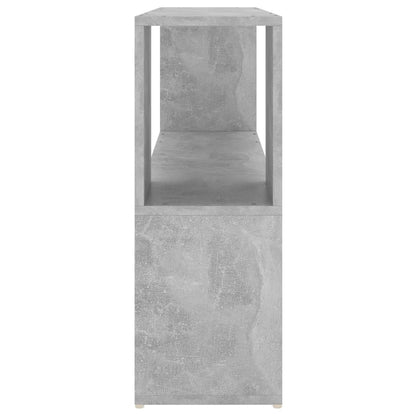 vidaXL Bücherregal Betongrau 100x24x63 cm Holzwerkstoff