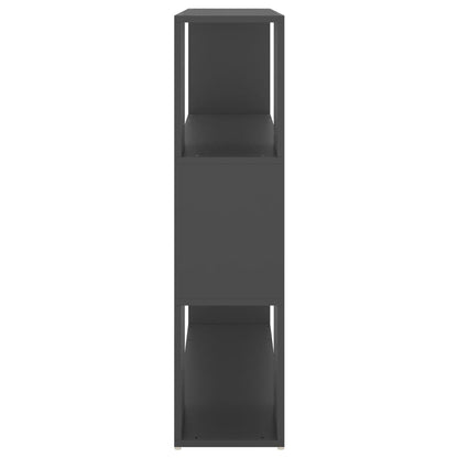 vidaXL Bücherregal Raumteiler Grau 100x24x94 cm