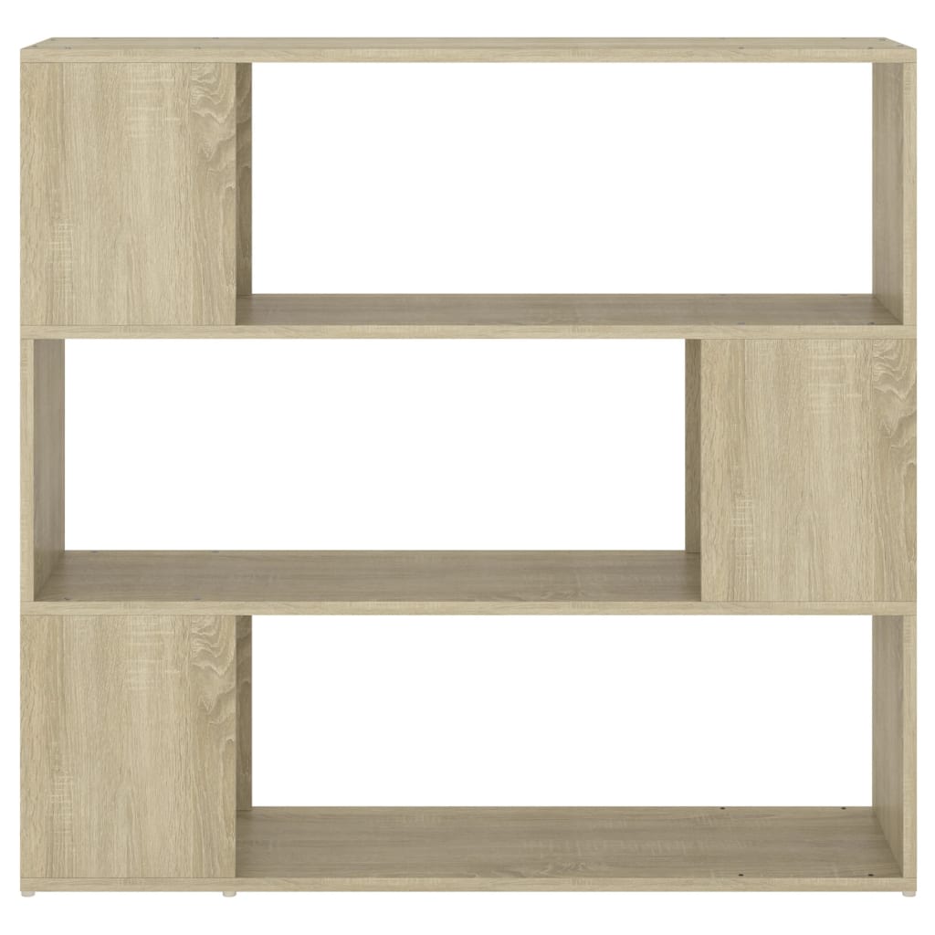 vidaXL Bücherregal Raumteiler Sonoma-Eiche 100x24x94 cm