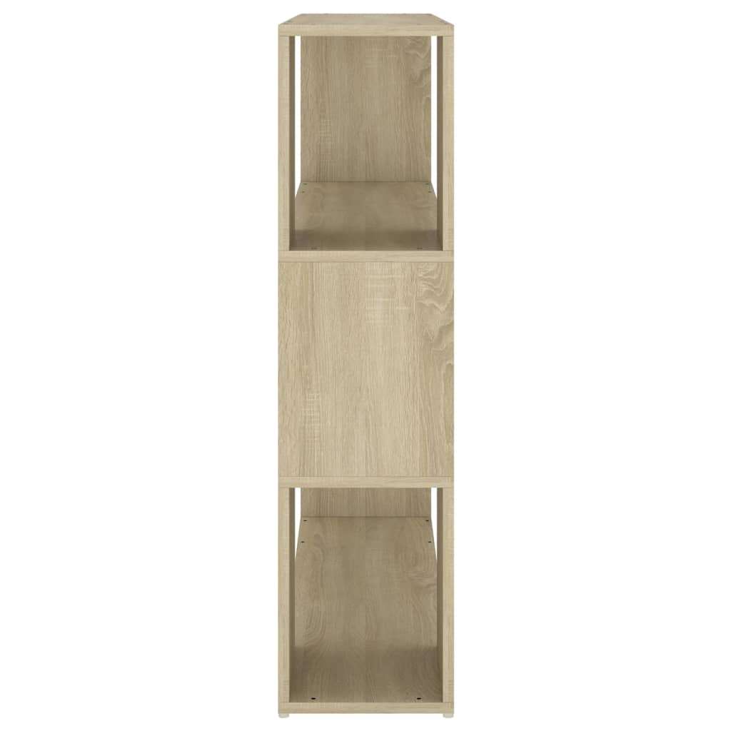 vidaXL Bücherregal Raumteiler Sonoma-Eiche 100x24x94 cm