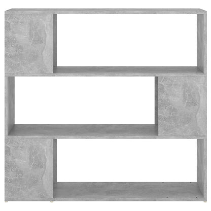 vidaXL Bücherregal Raumteiler Betongrau 100x24x94 cm