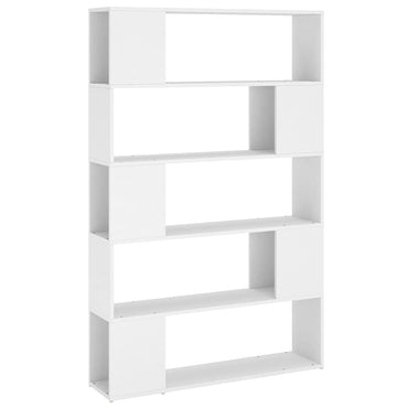 vidaXL Bücherregal Raumteiler Weiß 100x24x155 cm Holzwerkstoff