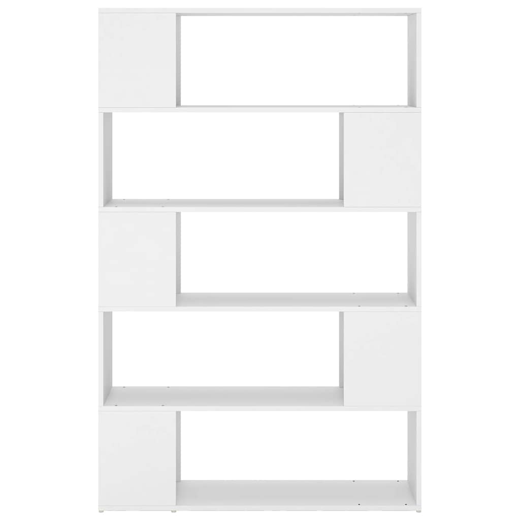 vidaXL Bücherregal Raumteiler Weiß 100x24x155 cm Holzwerkstoff