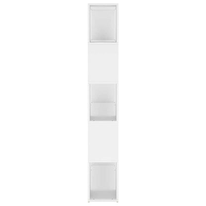 vidaXL Bücherregal Raumteiler Weiß 100x24x155 cm Holzwerkstoff