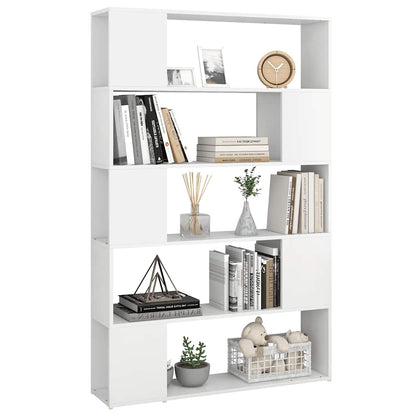 vidaXL Bücherregal Raumteiler Weiß 100x24x155 cm Holzwerkstoff