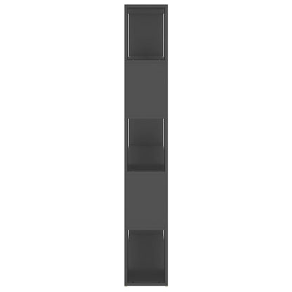 vidaXL Bücherregal Raumteiler Grau 100x24x155 cm Holzwerkstoff
