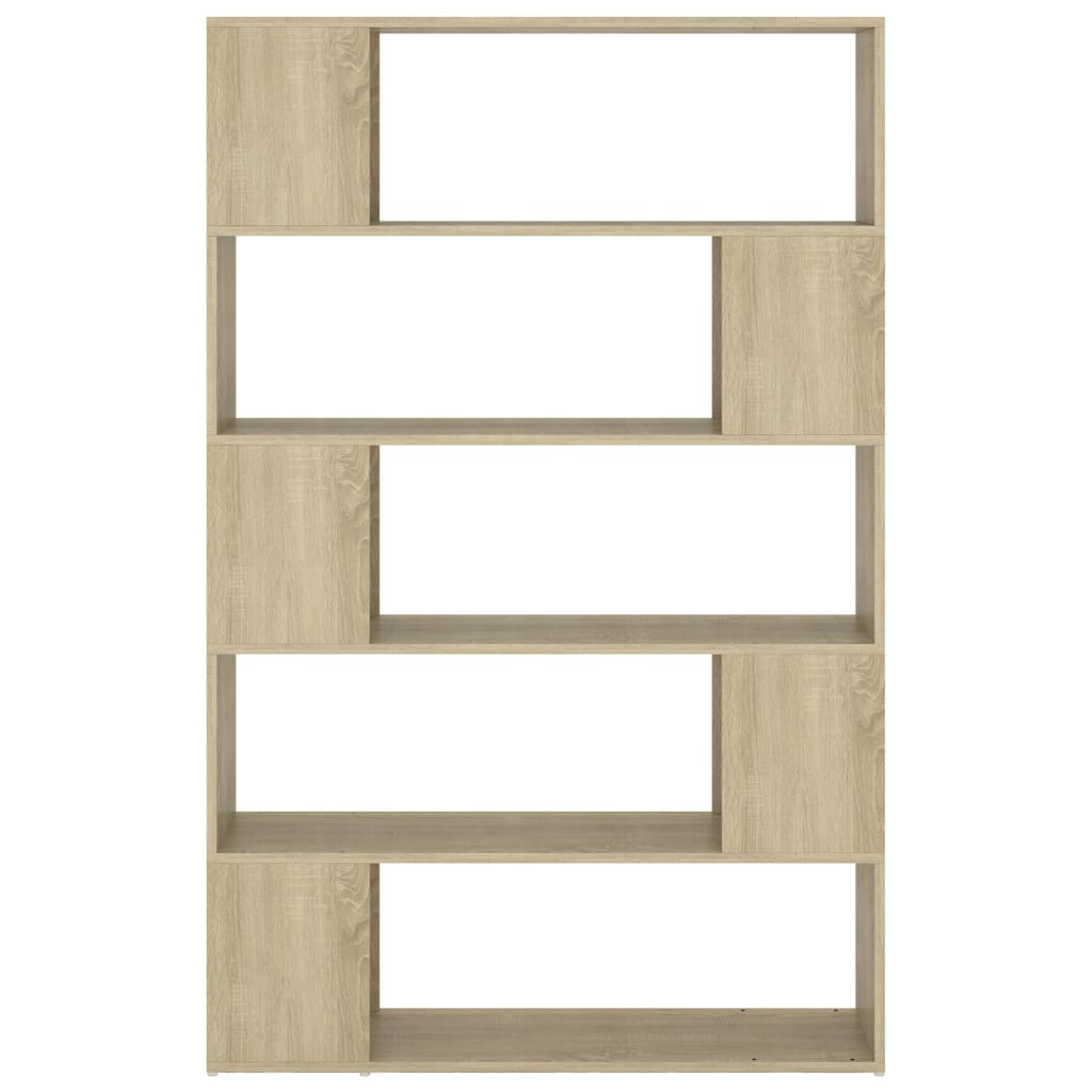 vidaXL Bücherregal Raumteiler Sonoma-Eiche 100x24x155 cm Holzwerkstoff