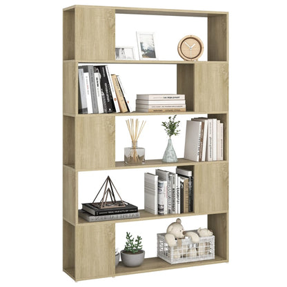 vidaXL Bücherregal Raumteiler Sonoma-Eiche 100x24x155 cm Holzwerkstoff