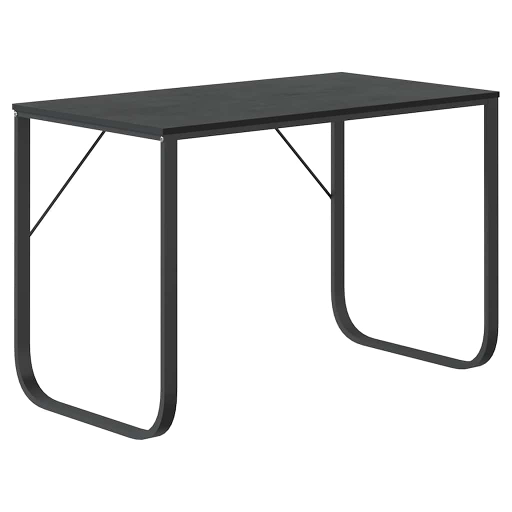vidaXL Computertisch Schwarz 110x60x73 cm Holzwerkstoff