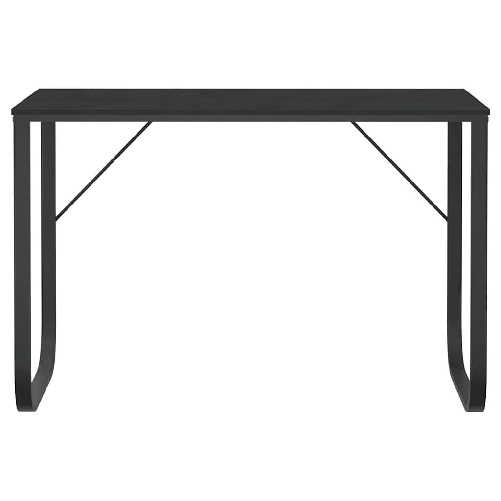 vidaXL Computertisch Schwarz 110x60x73 cm Holzwerkstoff