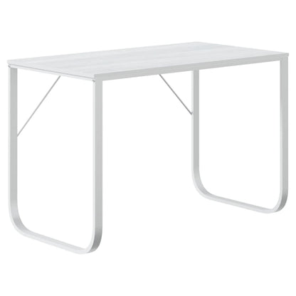 vidaXL Computertisch Weiß 110x60x73 cm Holzwerkstoff