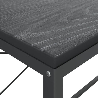vidaXL Computertisch Schwarz 110x60x70 cm Holzwerkstoff
