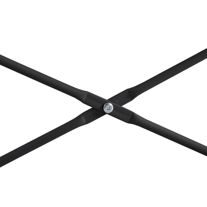 vidaXL Computertisch Schwarz 110x60x70 cm Holzwerkstoff