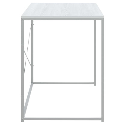 vidaXL Computertisch Weiß 110x60x70 cm Holzwerkstoff