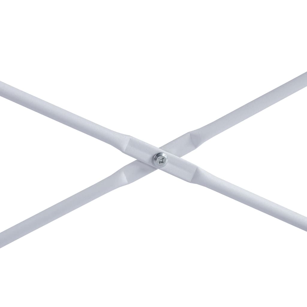 vidaXL Bureau blanc et aspect chêne 110x60x70 cm Bois d'ingénierie