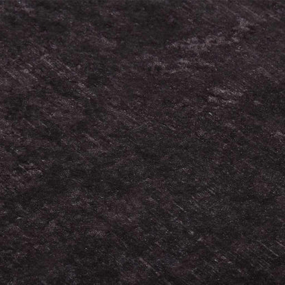 vidaXL Tapis lavable Noir et doré 190x300 cm Antidérapant