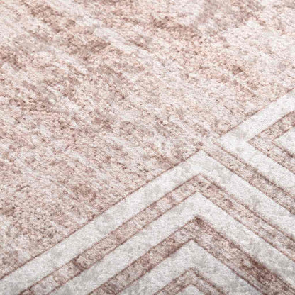 vidaXL Tapis lavable beige 160x230 cm antidérapant