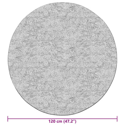 vidaXL Tapis lavable 120 cm Beige Antidérapant