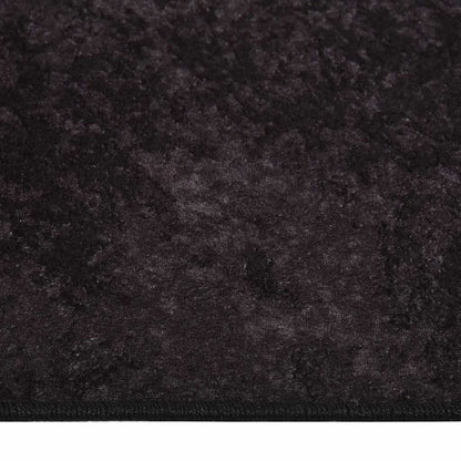 vidaXL Tapis lavable 80x150 cm Anthracite Antidérapant