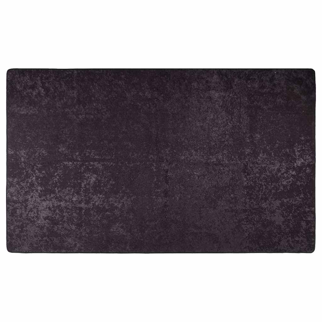 vidaXL Tapis lavable anthracite 120x180 cm antidérapant