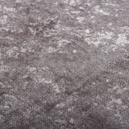 vidaXL Tapis Lavable 80x150 cm Gris Antidérapant
