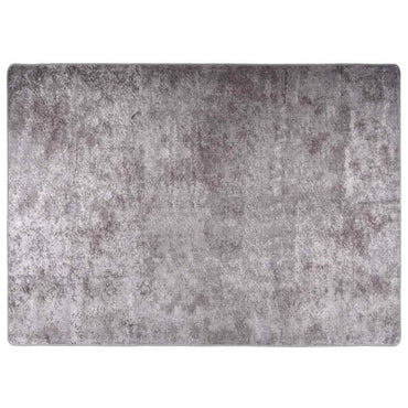 vidaXL Tapis lavable gris 120x180 cm Antidérapant