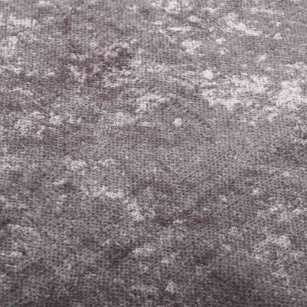 vidaXL Tapis lavable gris 190x300 cm antidérapant