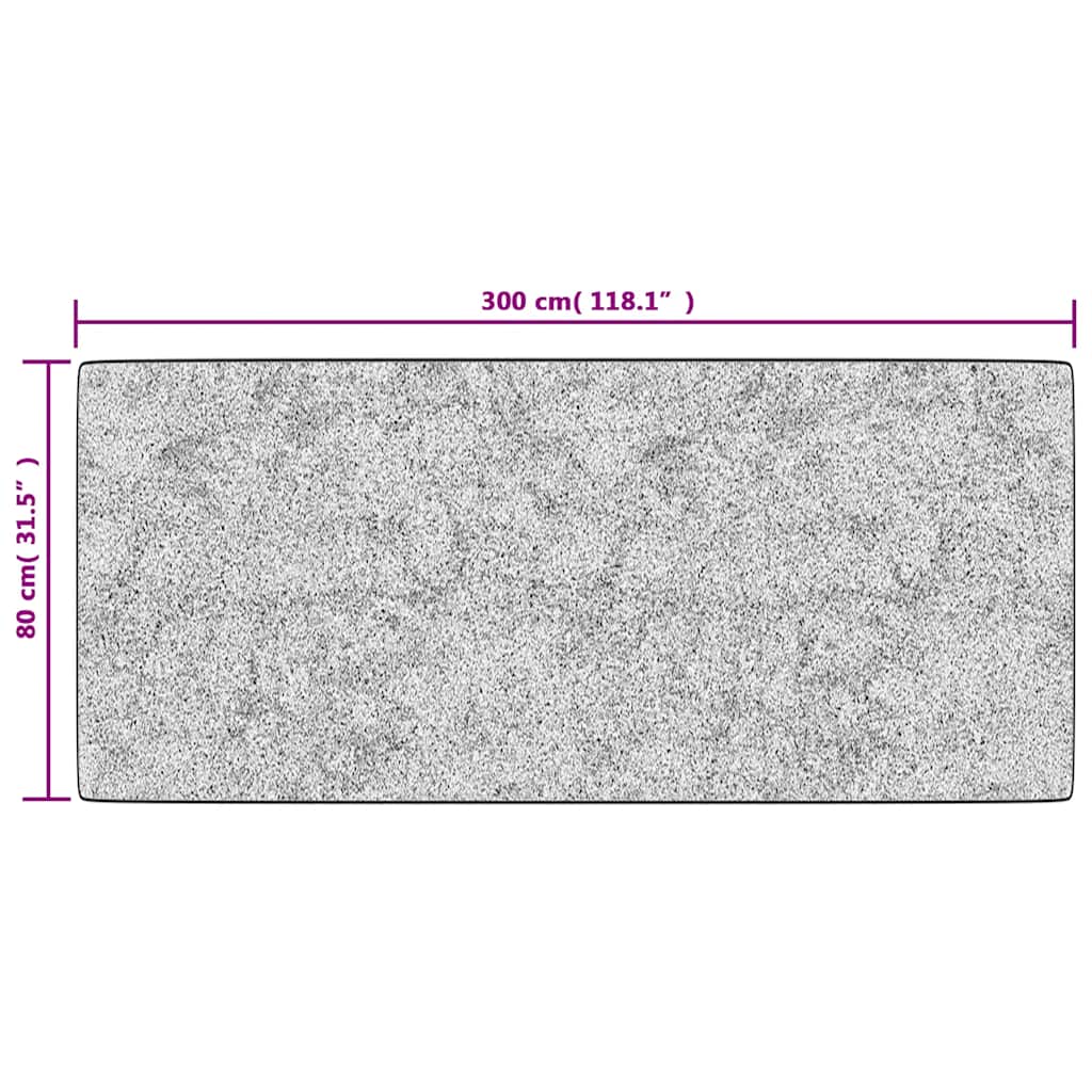 vidaXL Tapis lavable patchwork 80x300 cm multicolore antidérapant