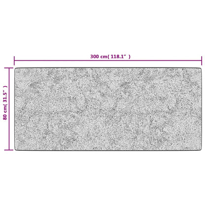 vidaXL Tapis lavable patchwork 80x300 cm multicolore antidérapant