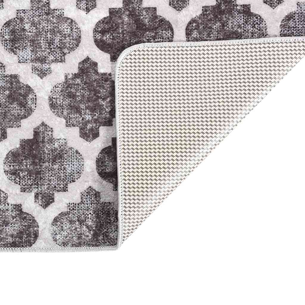 vidaXL Tapis lavable 80x300 cm multicolore antidérapant
