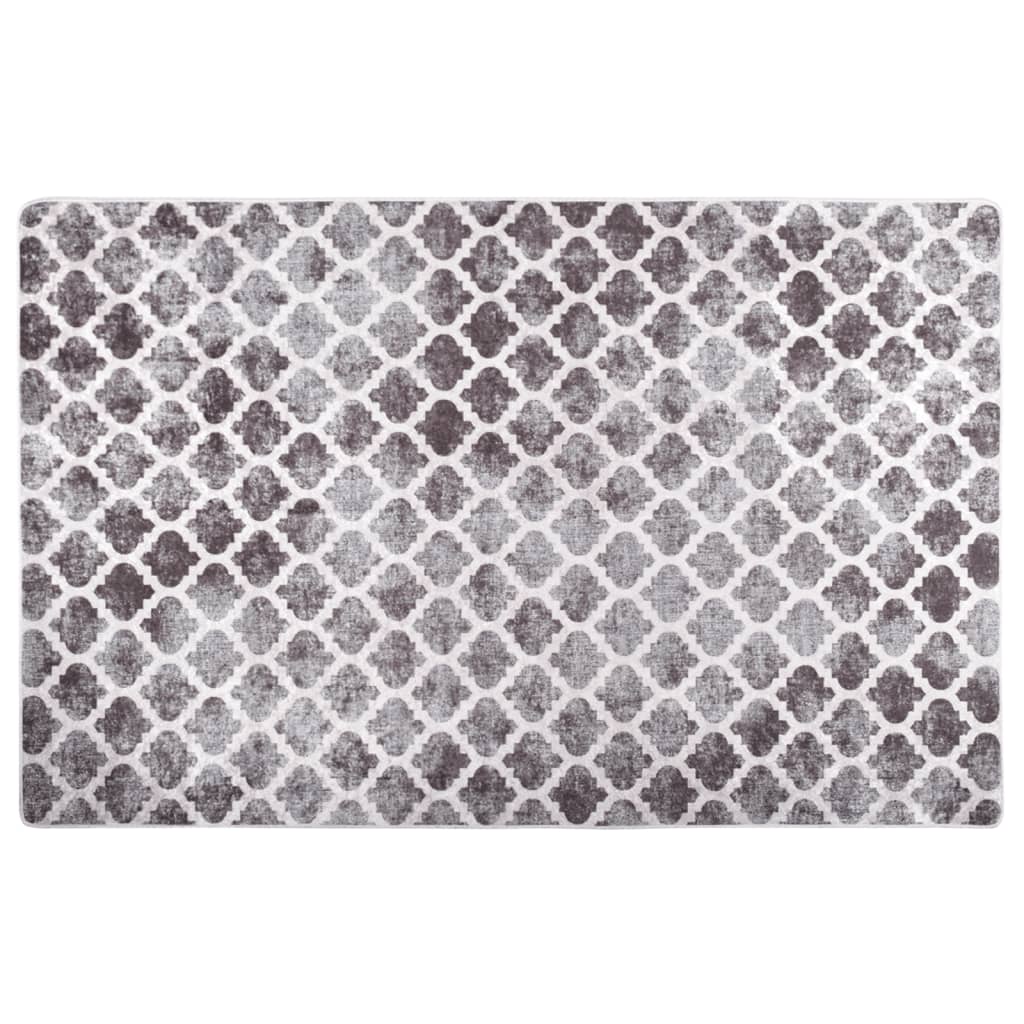 vidaXL Tapis lavable 160x230 cm multicolore antidérapant