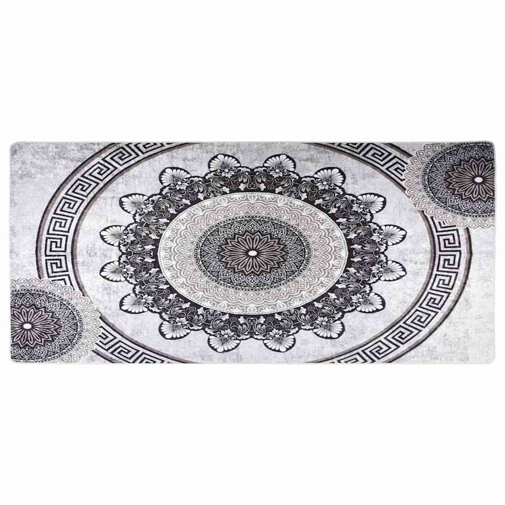vidaXL Tapis lavable 80x300 cm multicolore antidérapant