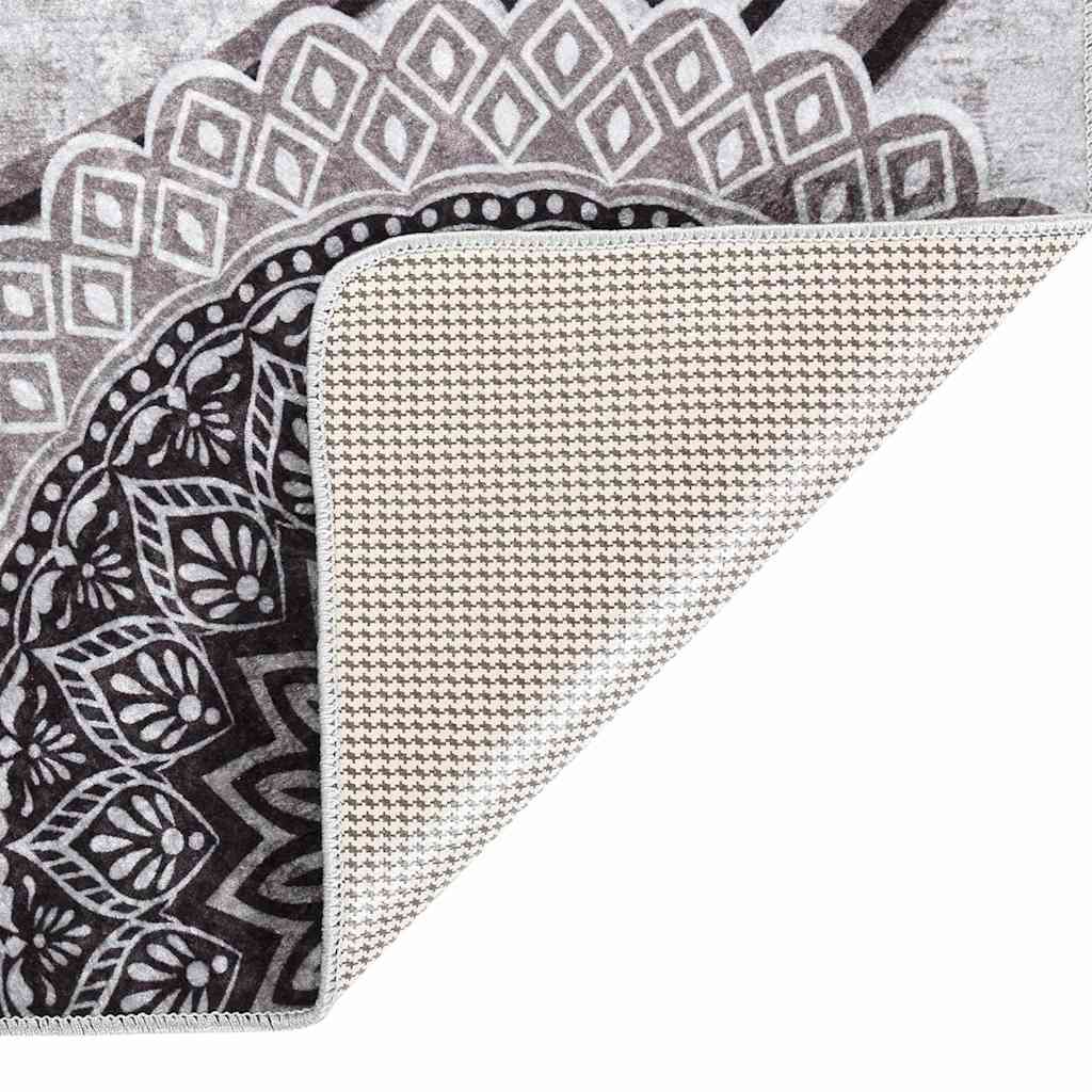 vidaXL Tapis lavable 80x300 cm multicolore antidérapant