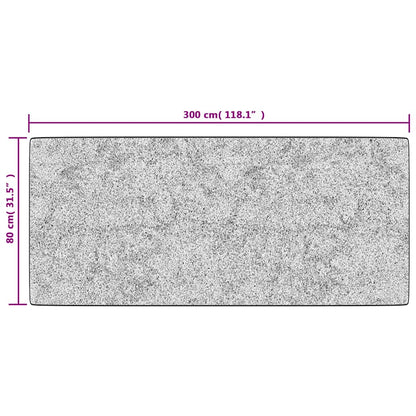vidaXL Tapis lavable 80x300 cm multicolore antidérapant