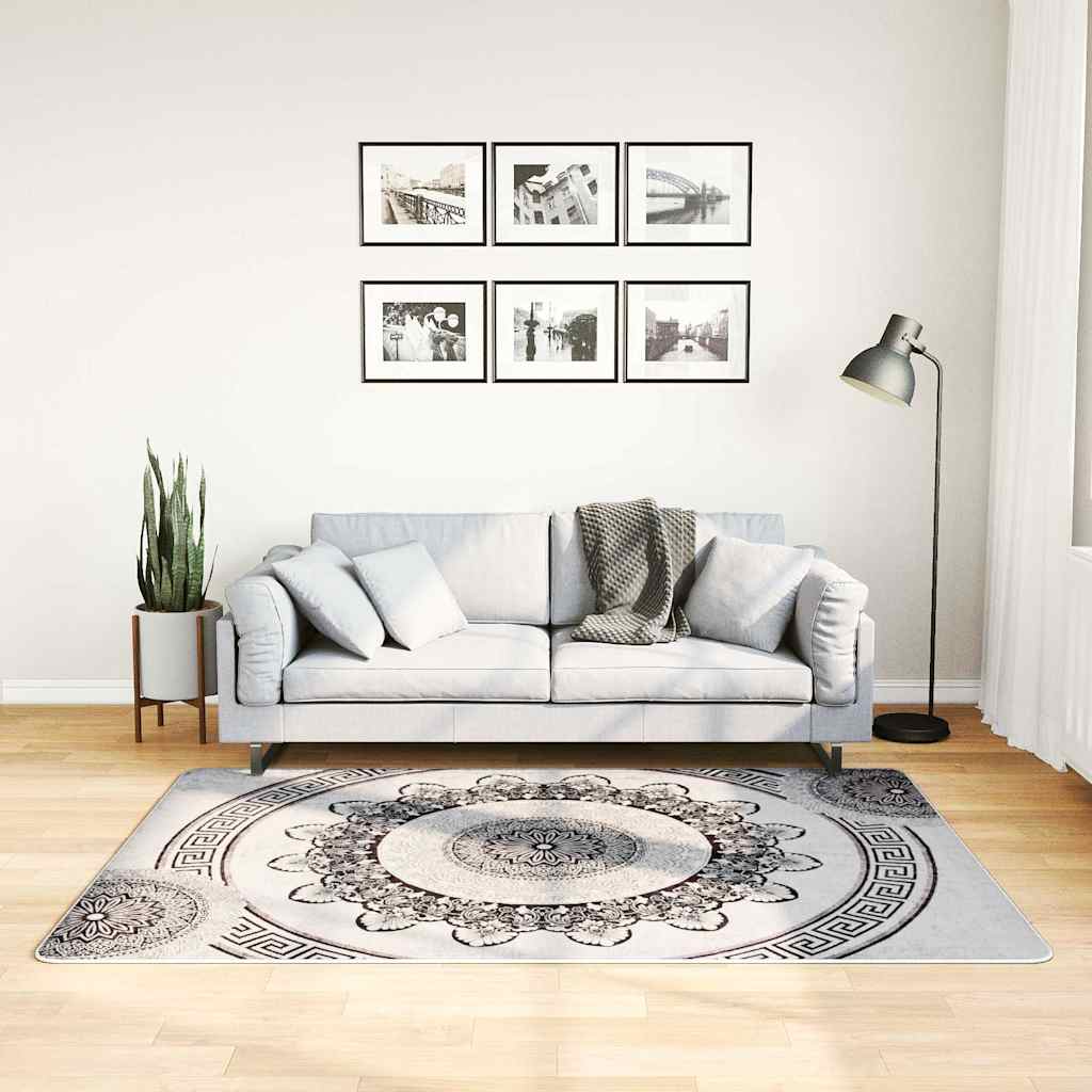 vidaXL Tapis lavable multicolore 120x180 cm antidérapant