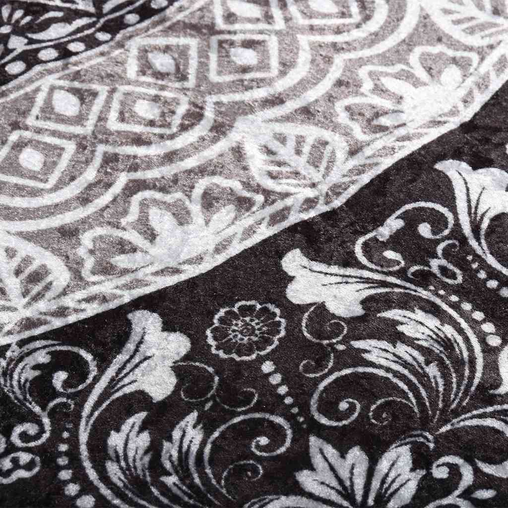 vidaXL Tapis lavable 190x300 cm multicolore antidérapant