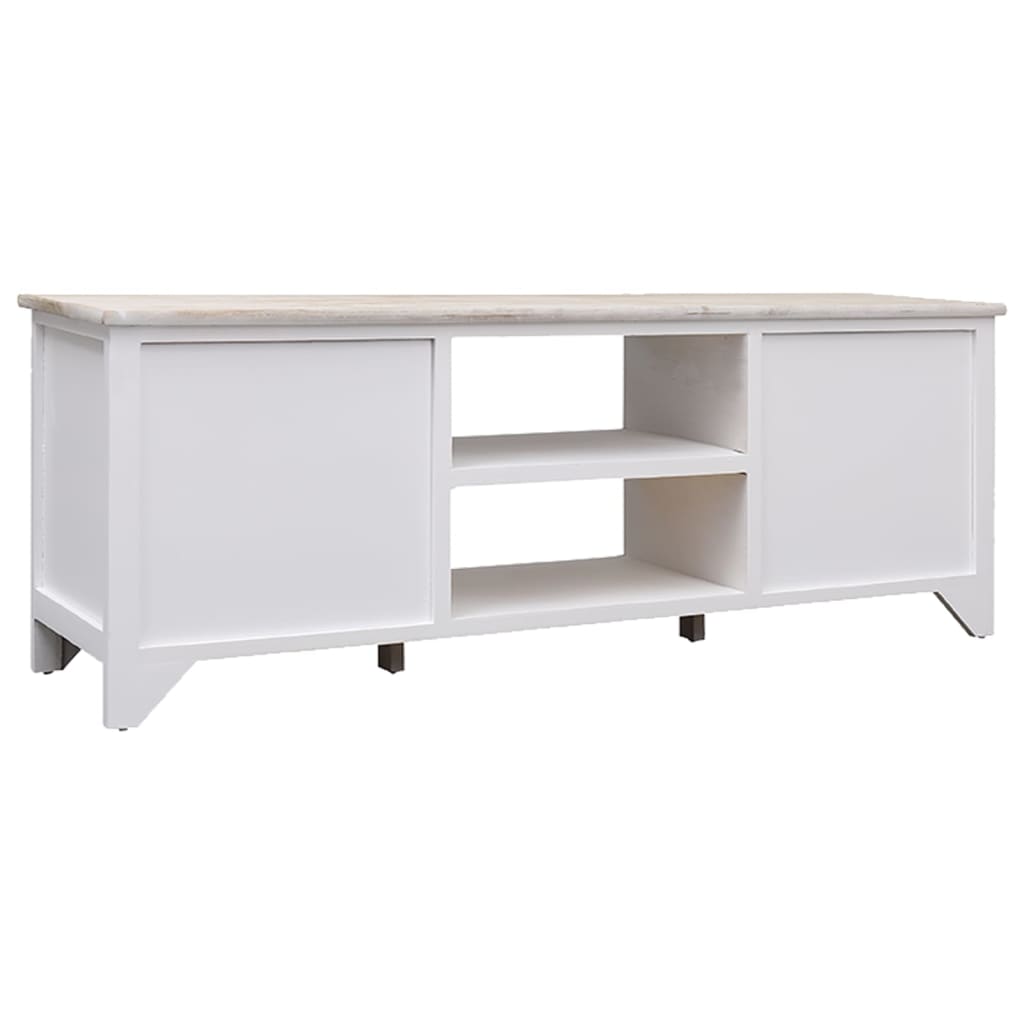 vidaXL Meuble TV 108x30x40 cm Bois massif de Paulownia