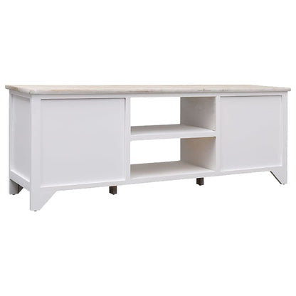 vidaXL Meuble TV 108x30x40 cm Bois massif de Paulownia