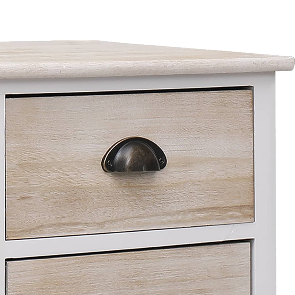 vidaXL Meuble TV 108x30x40 cm Bois massif de Paulownia
