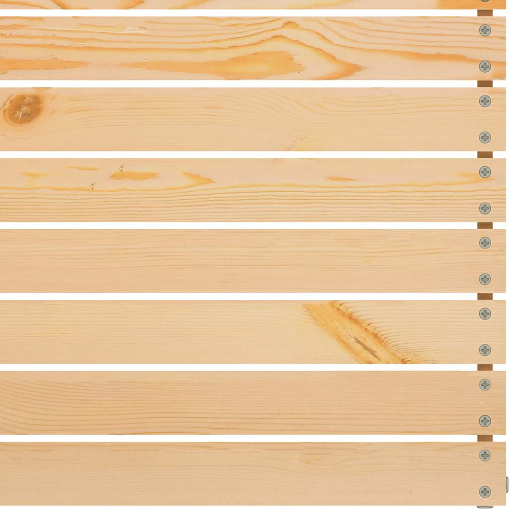 vidaXL Canapé d'angle de jardin en bois de pin massif