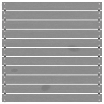 vidaXL Tabouret de jardin gris en pin massif