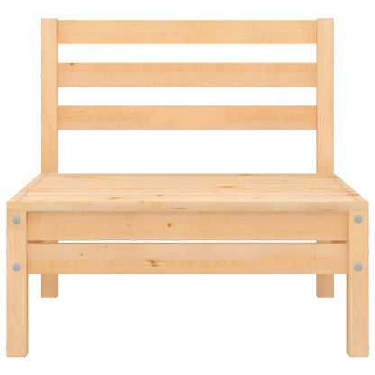 vidaXL Canapés centraux de jardin 4 pcs Bois de pin massif