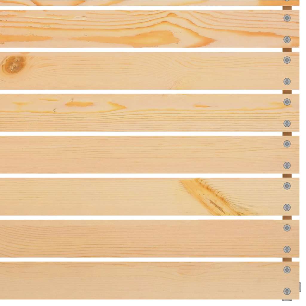 vidaXL Canapés centraux de jardin 4 pcs Bois de pin massif