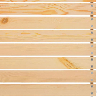vidaXL Canapés centraux de jardin 4 pcs Bois de pin massif