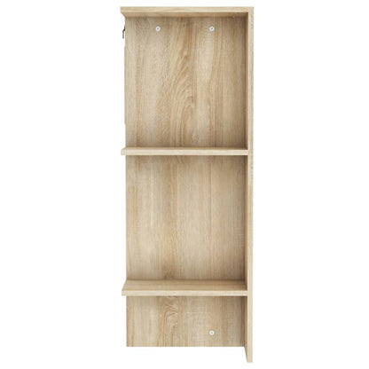 vidaXL Meubles d'entrée 2 pcs Chêne fumé Bois d'ingénierie
